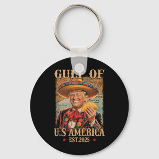 Funny Trump Shirt Americas Gulf Est 2025 Trump Mer Schlüsselanhänger