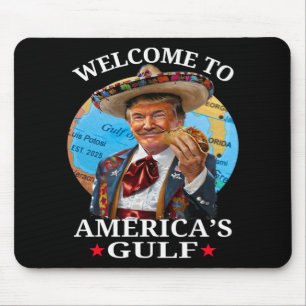 Funny Trump Shirt Amerikas Golf Est 2025 Trump Me Mousepad