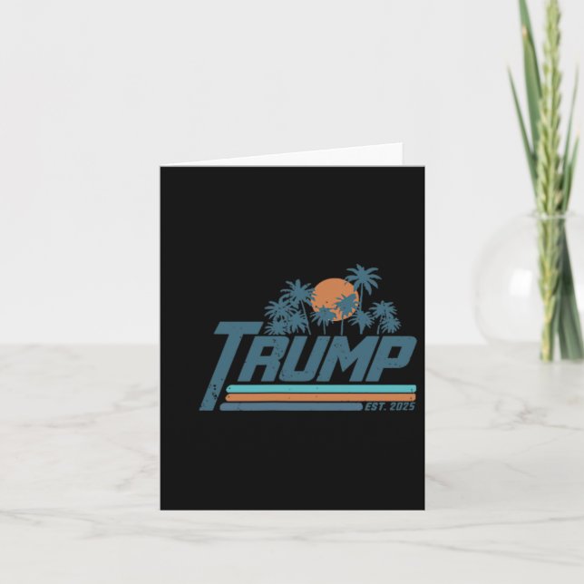 Funny Trump Shirt Gulf of US America Est 2025 ( 2 Karte (Vorderseite)