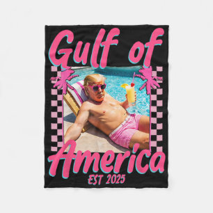 Funny Trump Shirt Gulf of US America Est 2025 Fleecedecke