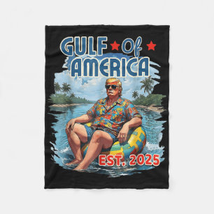Funny Trump Shirt Gulf of US America Est 2025 Fleecedecke