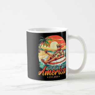 Funny Trump Shirt Gulf of US America Est 2025 Kaffeetasse