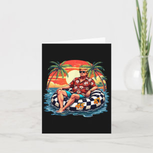 Funny Trump Sommer 2025 Beach Tropical Funny Trump Karte