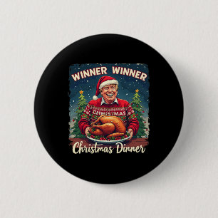 Funny Trump Spaß Männer Gewinnerin Christma Button
