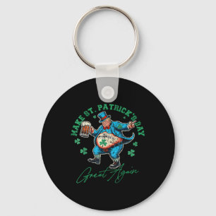 Funny Trump St Patricks Day Drinken Irish Men Wom Schlüsselanhänger