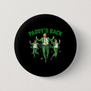 Funny Trump St Patricks Day Shirt Paddys Zuhause Button