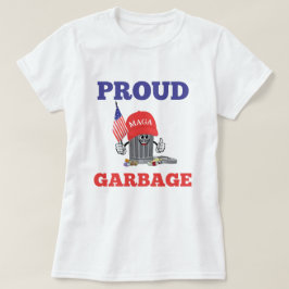 Funny Trump stolz MAGA Cartoon Garbage American T-Shirt