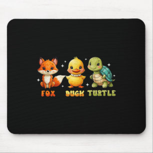 Funny Trump Subtle Fox Duck Turtle Süße Tier 3 Mousepad