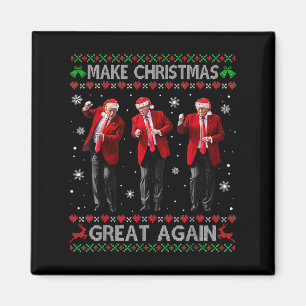 Funny Trump tanzen Weihnachten wieder großartig ma Magnet
