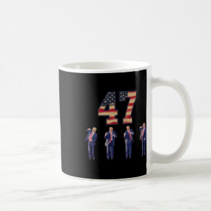 Funny Trump tanzt Amerika 47 Trump tanzt Men Wom Kaffeetasse
