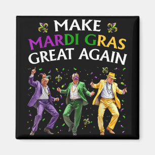 Funny Trump tanzt Mardi Gras wieder groß Magnet