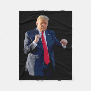 Funny Trump tanzt wie ein Felon und wählt Trump Fleecedecke
