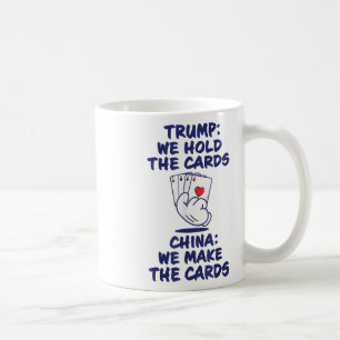 Funny Trump_ Tariff mit der China, die alle Kaffeetasse