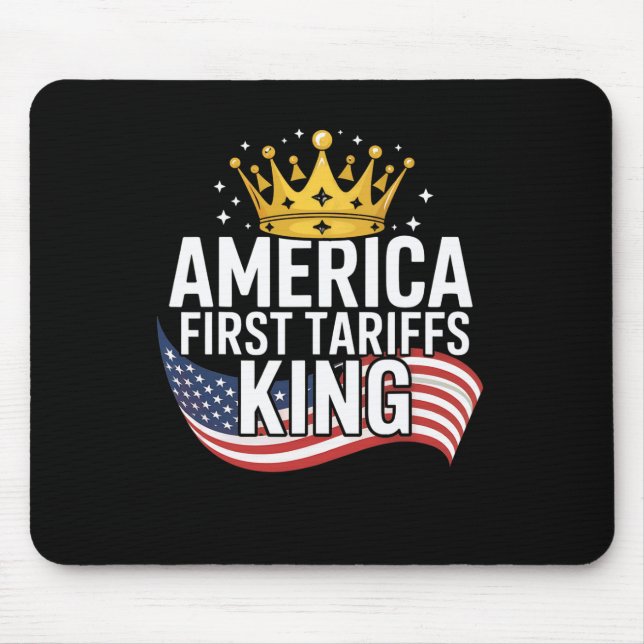 Funny Trump Tariffs Work Stock Market Pump Tariff  Mousepad (Vorne)