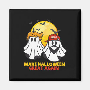 Funny Trump Vance Ghost Mega Hat Halloween Gr Magnet