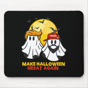 Funny Trump Vance Ghost Mega Hat Halloween Gr Mousepad