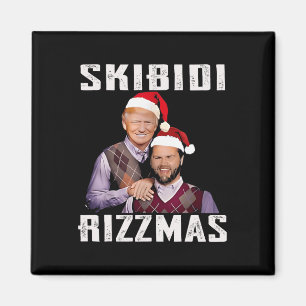 Funny Trump Vance Skibidi Rizzmas Weihnachten G Magnet