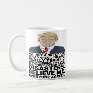 Funny Trump Vatertag und Geburtstagsgeschenk Kaffeetasse