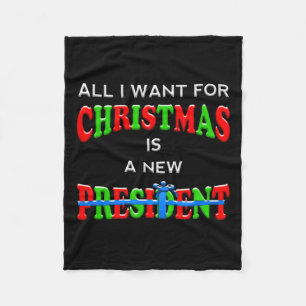 Funny Trump Weihnachten Anti Biden Wähler Männer F Fleecedecke