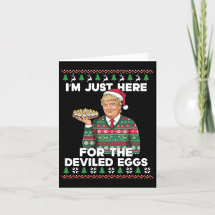 Funny Trump Weihnachten bin ich nur hier für den T Karte