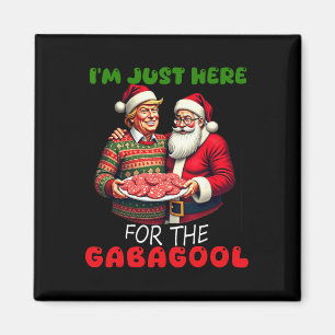 Funny Trump Weihnachten Ich bin nur hier für die Magnet