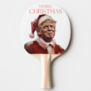 Funny Trump Weihnachtskarte Tischtennis Schläger