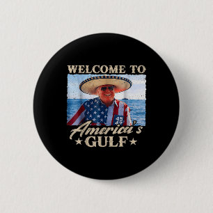 Funny Trump Willkommen im Golf von Amerika, Golf v Button
