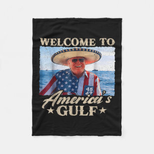 Funny Trump Willkommen im Golf von Amerika, Golf v Fleecedecke