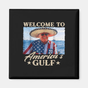 Funny Trump Willkommen im Golf von Amerika, Golf v Magnet