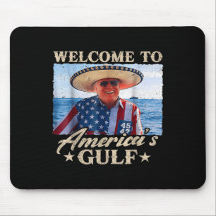 Funny Trump Willkommen im Golf von Amerika, Golf v Mousepad