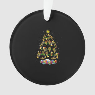 Funny Trumpet Christmas Tree Ornamy Music Band