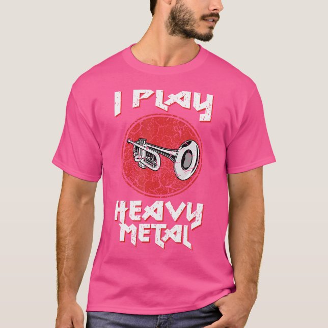 Funny Trumpet Player Men Music Orchestra Trumpet T-Shirt (Vorderseite)