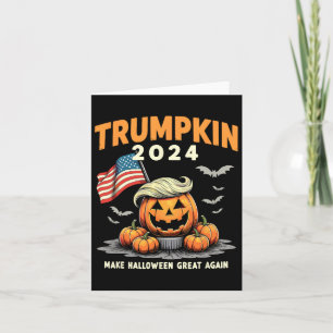 Funny Trumpkin 2024 Trump macht Halloween Große Ag Karte