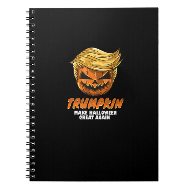 Funny Trumpkin Halloween wieder einmal Easy Co Notizblock (Vorderseite)