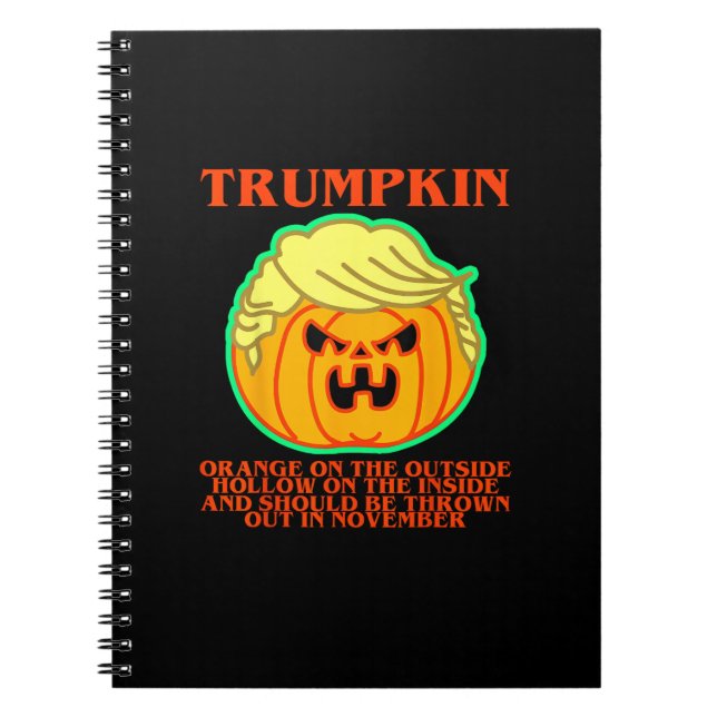 Funny Trumpkin Notizblock (Vorderseite)