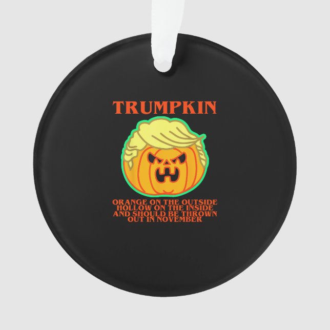 Funny Trumpkin Ornament (Vorderseite)