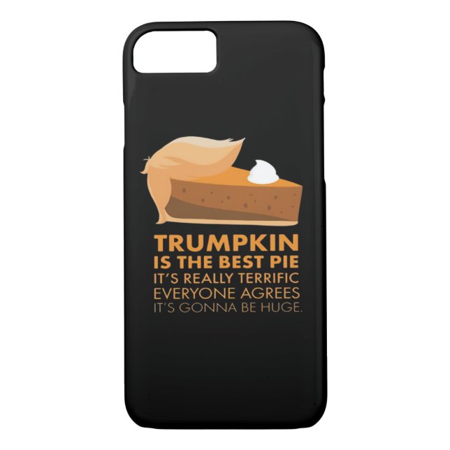 Funny Trumpkin Pie Case-Mate iPhone Hülle (Rückseite)