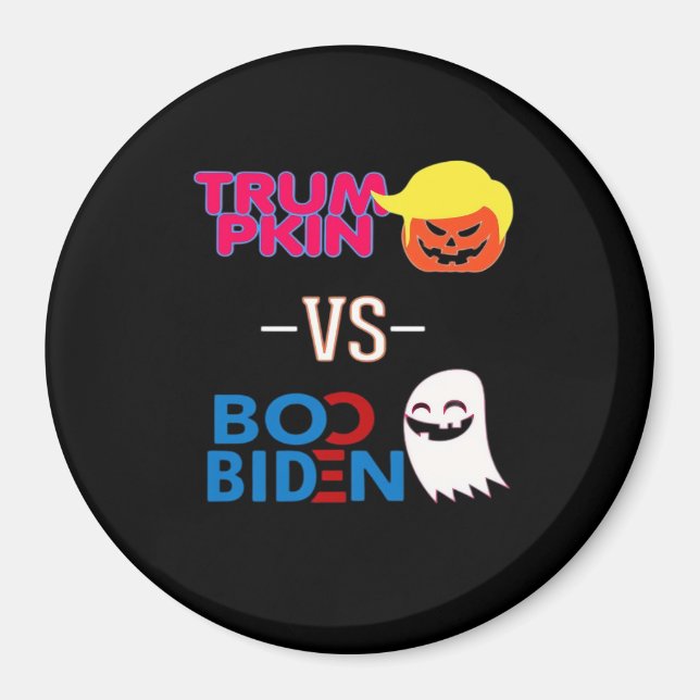 Funny Trumpkin Vs Boo Biden Halloween Design Class Magnet (Vorne)