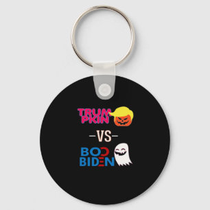 Funny Trumpkin Vs Boo Biden Halloween Design Class Schlüsselanhänger