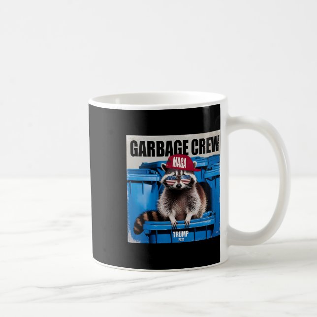 Funny Trumps Unterstützer sind Garbage Joe Biden G Kaffeetasse (Rechts)