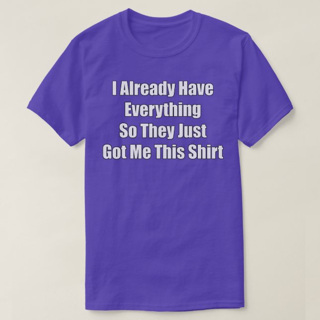 Funny Tshirt gag Geschenk für jemanden, der bereit (Design vorne)