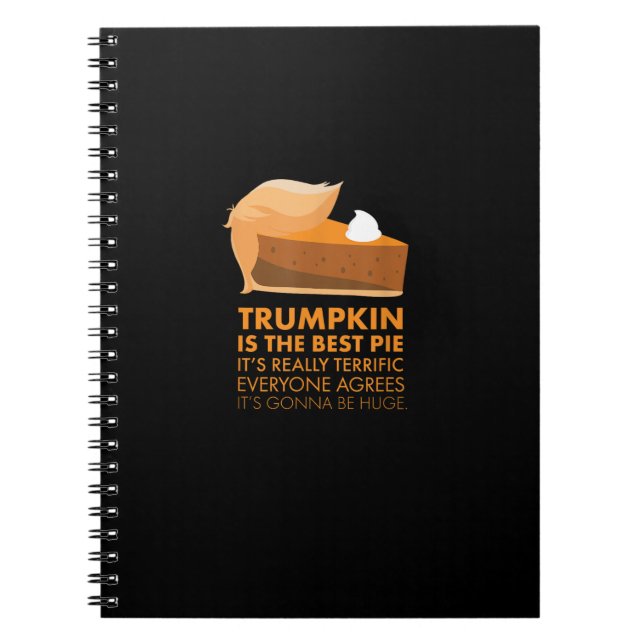 Funny Tshirt Pumpkin Pie Erntedank Fall Notizblock (Vorderseite)