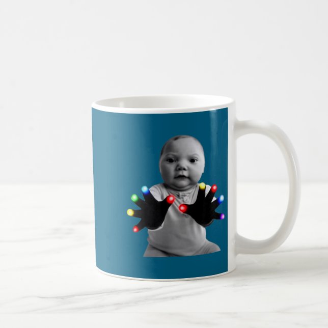 Funny Tuff Baby Ai Gloving Meme  Kaffeetasse (Rechts)