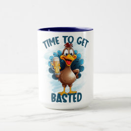 Funny Turkey Brust Erntedank Tasse