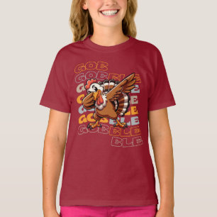 Funny Turkey Dab Erntedank T-Shirt