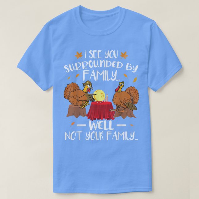 Funny Turkey Erntedank T - Shirt (Design vorne)
