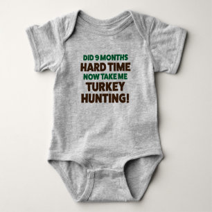 Funny Turkey Jagd Jersey Bodysuit für Baby Strampler