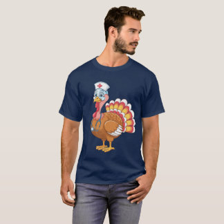 Funny Turkey Nurve Kostüme Erntedank Geschenk T-Shirt