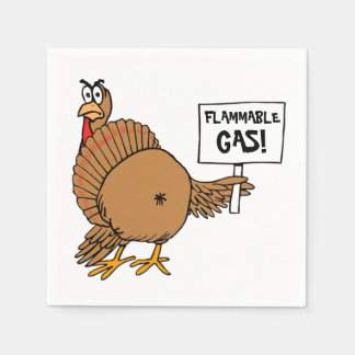Funny Turkey T - Shirt Serviette