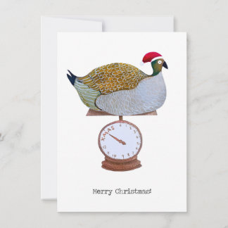 Funny Turkey Weihnachtskarte